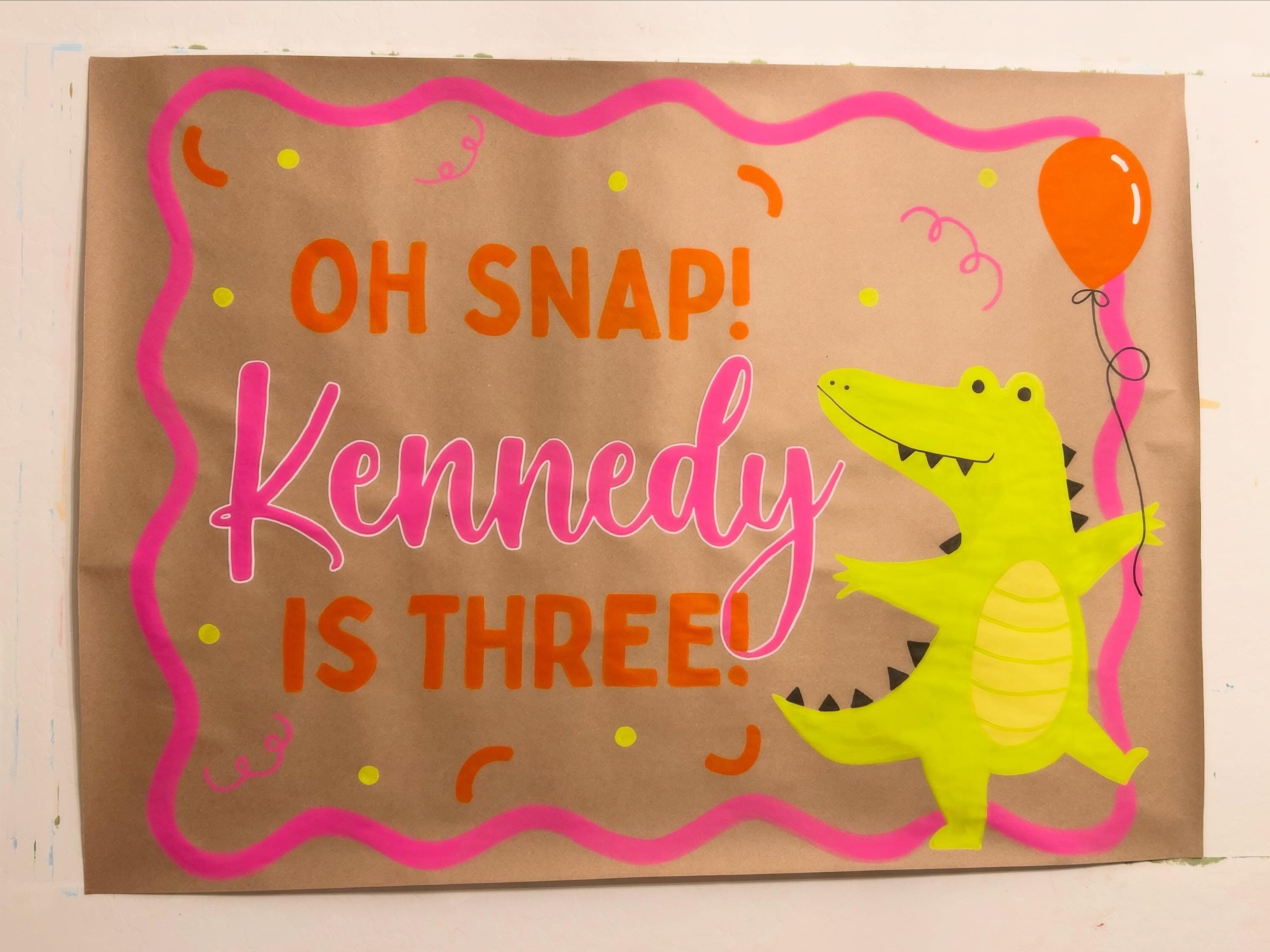 Oh Snap, Kennedy is Three!